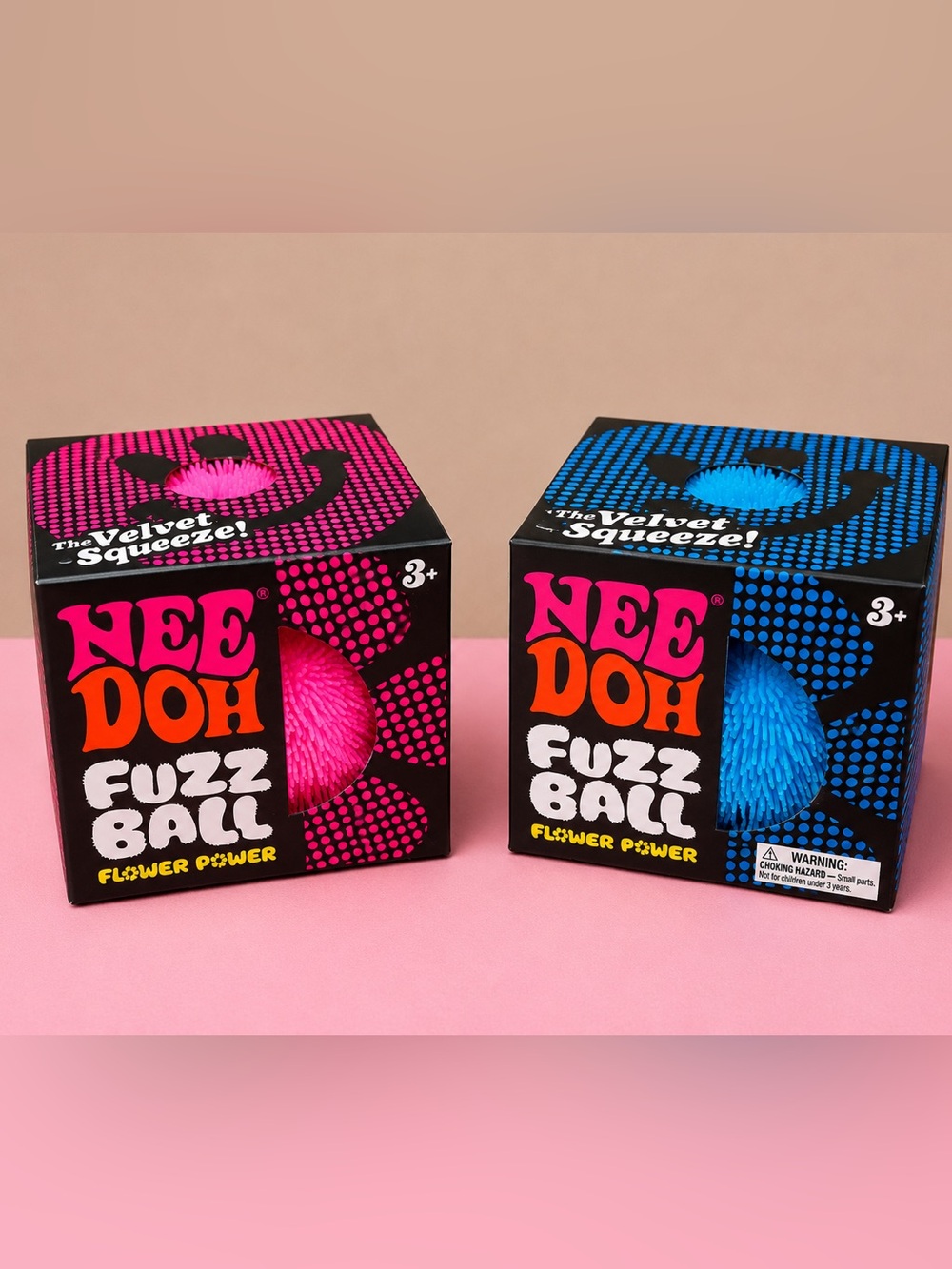 NEEDOH Fuzz Ball flower power squishy( authentic)